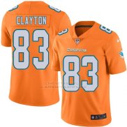 Camiseta Miami Dolphins Clayton Naranja Nike Legend NFL Hombre