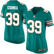 Camiseta Miami Dolphins Csonka Verde Oscuro Nike Game NFL Mujer