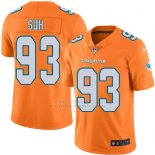 Camiseta Miami Dolphins Suh Naranja Nike Legend NFL Hombre