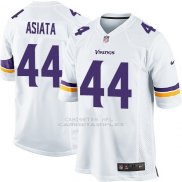 Camiseta Minnesota Vikings Asiata Blanco Nike Game NFL Nino