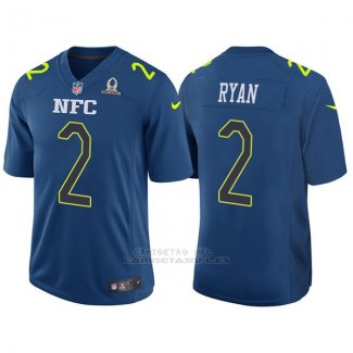 Camiseta NFC Ryan Azul 2017 Pro Bowl NFL Hombre