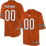 Camiseta NFL Chicago Bears Personalizada Naranja