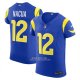 Camiseta NFL Elite Los Angeles Rams Puka Nacua Vapor F.U.S.E. Azul