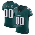 Camiseta NFL Elite Philadelphia Eagles Vapor F.U.S.E. Personalizada Verde