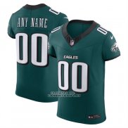 Camiseta NFL Elite Philadelphia Eagles Vapor F.U.S.E. Personalizada Verde