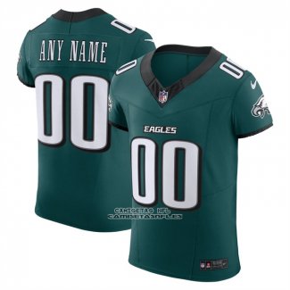 Camiseta NFL Elite Philadelphia Eagles Vapor F.U.S.E. Personalizada Verde