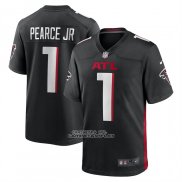Camiseta NFL Game Atlanta Falcons James Pearce Jr 2025 NFL Draft Negro