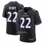Camiseta NFL Game Baltimore Ravens Derrick Henry Alterno Negro1