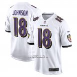 Camiseta NFL Game Baltimore Ravens Diontae Johnson Blanco Camiseta NFL Game Baltimore Ravens Diontae Johnson Blanco