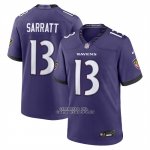 Camiseta NFL Game Baltimore Ravens Elijah Sarratt Violeta