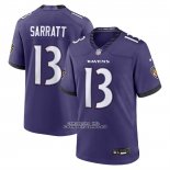 Camiseta NFL Game Baltimore Ravens Elijah Sarratt Violeta Camiseta NFL Game Baltimore Ravens Elijah Sarratt Violeta