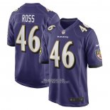 Camiseta NFL Game Baltimore Ravens Josh Ross Violeta