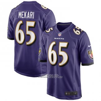 Camiseta NFL Game Baltimore Ravens Patrick Mekari Violeta
