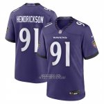 Camiseta NFL Game Baltimore Ravens Trey Hendrickson Jugador Violeta