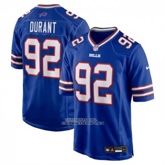 Camiseta NFL Game Buffalo Bills Zane Durant Jugador Royal