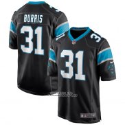Camiseta NFL Game Carolina Panthers Juston Burris Negro