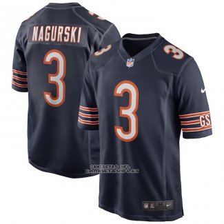 Camiseta NFL Game Chicago Bears Bronko Nagurski Retired Azul