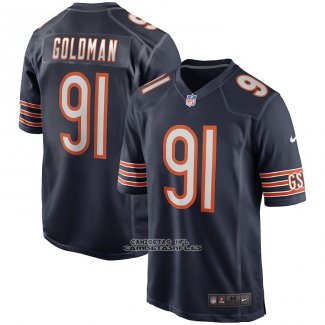 Camiseta NFL Game Chicago Bears Eddie Goldman Azul