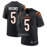 Camiseta NFL Game Cincinnati Bengals Tee Higgins 5 Negro