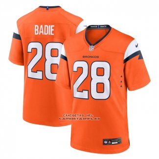 Camiseta NFL Game Denver Broncos Tyler Badie Naranja1