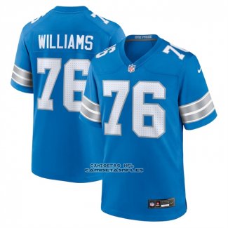 Camiseta NFL Game Detroit Lions Raequan Williams Azul