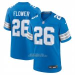 Camiseta NFL Game Detroit Lions Tre Flowers Azul