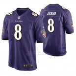 Camiseta NFL Game Hombre Baltimore Ravens Lamar Jackson Violeta