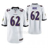 Camiseta NFL Game Hombre Baltimore Ravens Steven Moore Blanco
