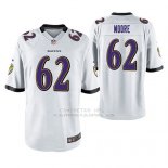 Camiseta NFL Game Hombre Baltimore Ravens Steven Moore Blanco Camiseta NFL Game Hombre Baltimore Ravens Steven Moore Blanco