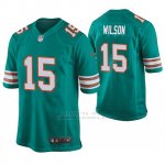 Camiseta NFL Game Hombre Dolphins Albert Wilson Throwback Verde