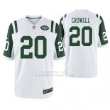 Camiseta NFL Game Hombre New York Jets Isaiah Crowell Blanco