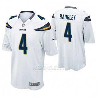 Camiseta NFL Game Hombre San Diego Chargers Michael Badgley Blanco