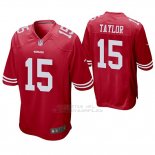 Camiseta NFL Game Hombre San Francisco 49ers Trent Taylor Rojo