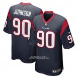 Camiseta NFL Game Houston Texans Jaleel Johnson 90 Azul