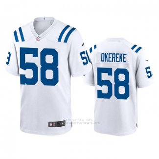Camiseta NFL Game Indianapolis Colts Bobby Okereke 2020 Blanco