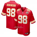 Camiseta NFL Game Kansas City Chiefs Janarius Robinson Rojo Camiseta NFL Game Kansas City Chiefs Janarius Robinson Rojo