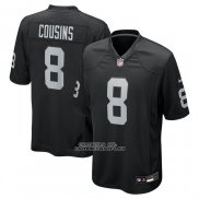 Camiseta NFL Game Las Vegas Raiders Kirk Cousins Negro