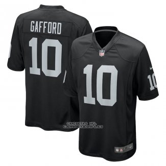Camiseta NFL Game Las Vegas Raiders Rico Gafford Negro