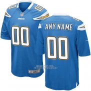 Camiseta NFL Game Los Angeles Chargers Personalizada Vapor Untouchable Azul