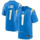 Camiseta NFL Game Los Angeles Chargers Ty Long 1 Azul