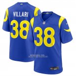 Camiseta NFL Game Los Angeles Rams Dan Villari Azul Camiseta NFL Game Los Angeles Rams Dan Villari Azul