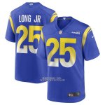 Camiseta NFL Game Los Angeles Rams David Long Jr. Azul