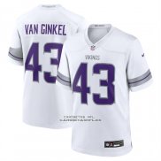 Camiseta NFL Game Minnesota Vikings Andrew Van Ginkel Alterno Blanco