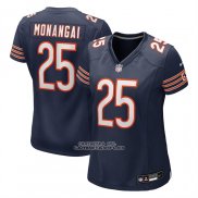 Camiseta NFL Game Mujer Chicago Bears Kyle Monangai Azul