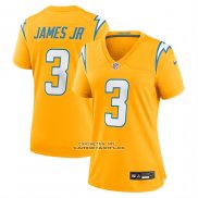Camiseta NFL Game Mujer Los Angeles Chargers Derwin James Jr Alterno Charger Power Oro