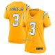 Camiseta NFL Game Mujer Los Angeles Chargers Derwin James Jr Alterno Charger Power Oro