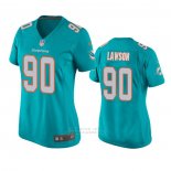 Camiseta NFL Game Mujer Miami Dolphins Shaq Lawson Verde