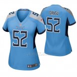 Camiseta NFL Game Mujer Tennessee Titans Hronis Grasu Azul Luminoso