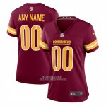 Camiseta NFL Game Mujer Washington Commanders Personalizada Rojo
