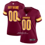 Camiseta NFL Game Mujer Washington Commanders Personalizada Rojo
